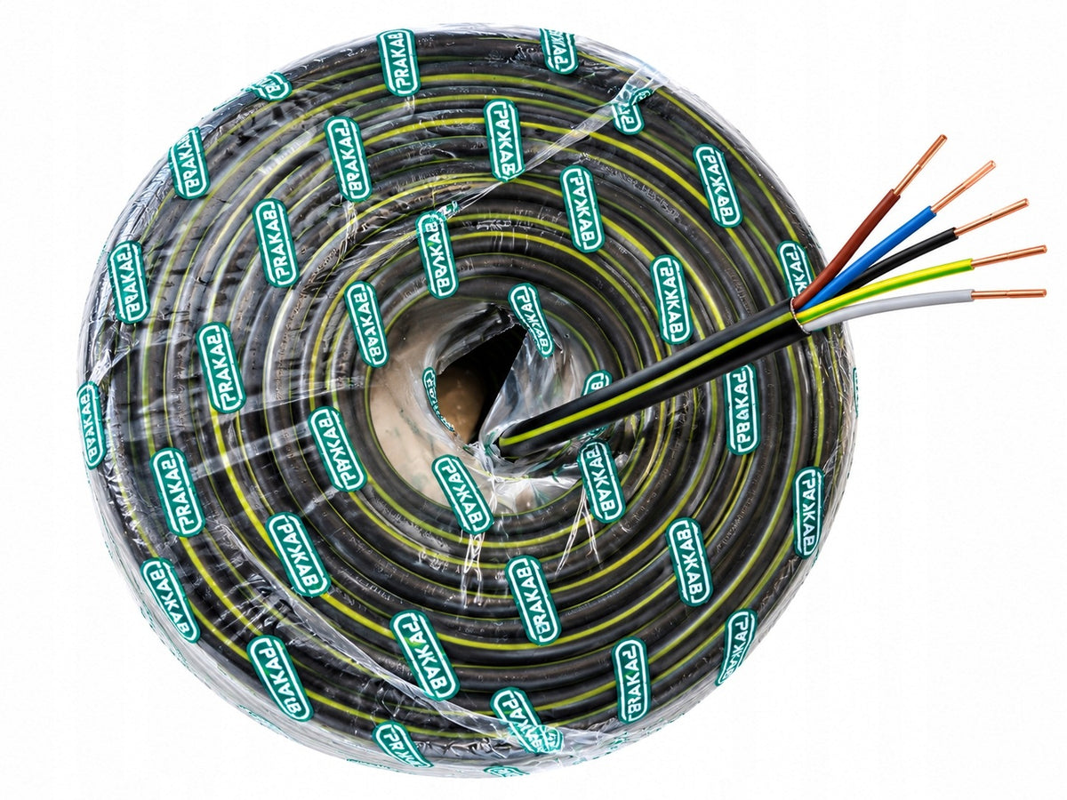 PRAKAB Kabel CYKY-J 5×2,5 mm² – metráž