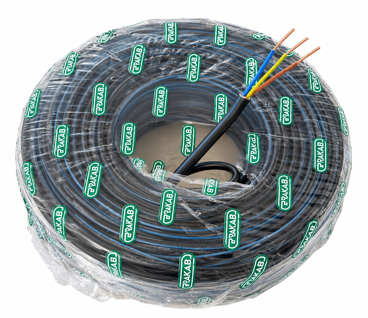 PRAKAB Kabel CYKY-J 3×1,5 mm² – metráž